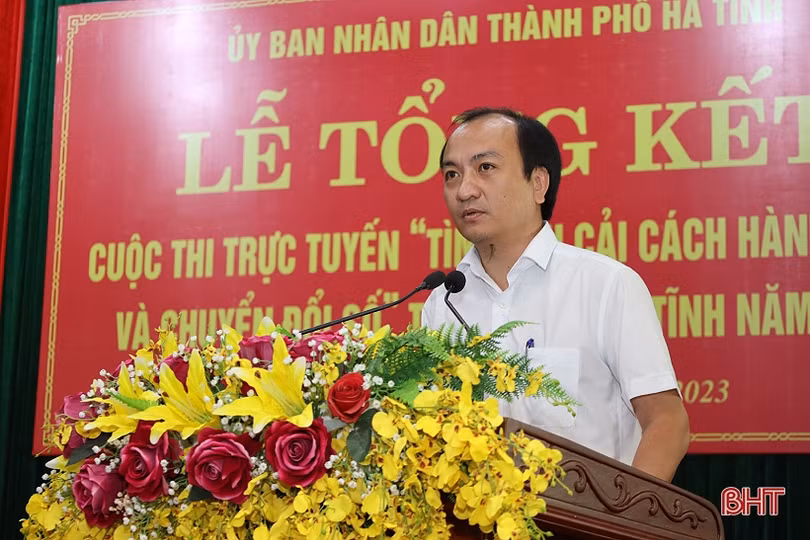 Trao 38 giải cuộc thi trực tuyến tìm hiểu về cải cách hành chính và chuyển đổi số