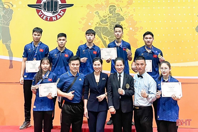 Hà Tĩnh giành 5 huy chương tại Giải Vô địch Muay quốc gia