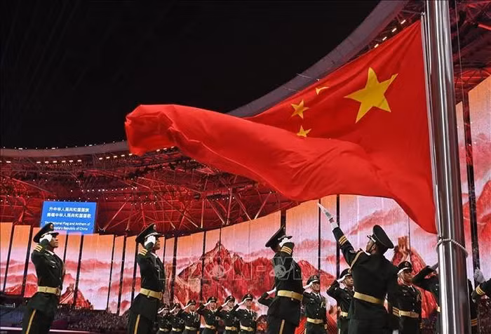 Lung linh đêm khai mạc ASIAD 2023 đậm sắc xanh 