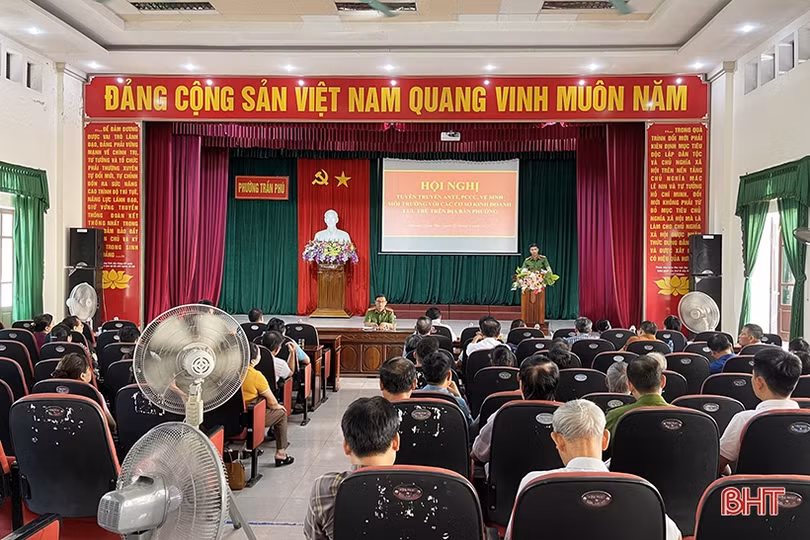 Đảm bảo PCCC, ANTT tại các cơ sở lưu trú phường trung tâm TP Hà Tĩnh