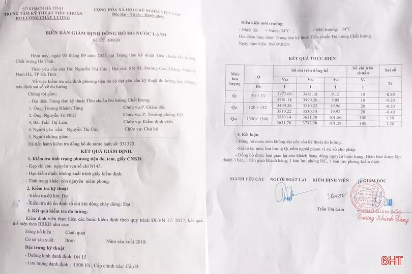 Khách hàng “tá hỏa” khi chỉ số đồng hồ nước tăng bất thường