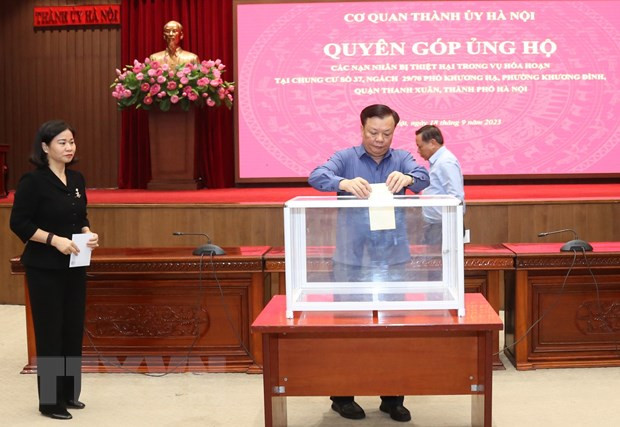 Số tiền ủng hộ nạn nhân vụ cháy chung cư mini hiện là trên 55 tỷ đồng hình ảnh 1 Số tiền ủng hộ nạn nhân vụ cháy chung cư mini hiện là trên 55 tỷ đồng