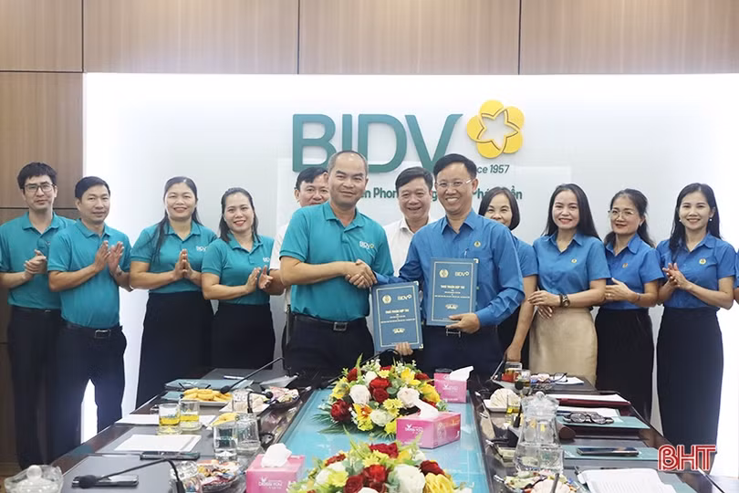 BIDV Hà Tĩnh ưu đãi cho đoàn viên công đoàn ngành Y tế Hà Tĩnh