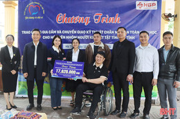 Công ty Hoàng Gia Phát trao sinh kế cho người khuyết tật Hà Tĩnh