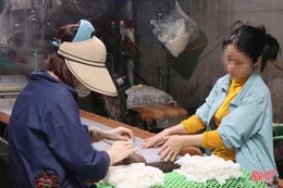 Sản xuất bún, bánh ở Hà Tĩnh vẫn tiềm ẩn nhiều mối lo