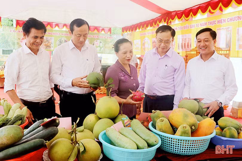 Đức Thọ đạt kết quả toàn diện sau 10 năm xây dựng nông thôn mới