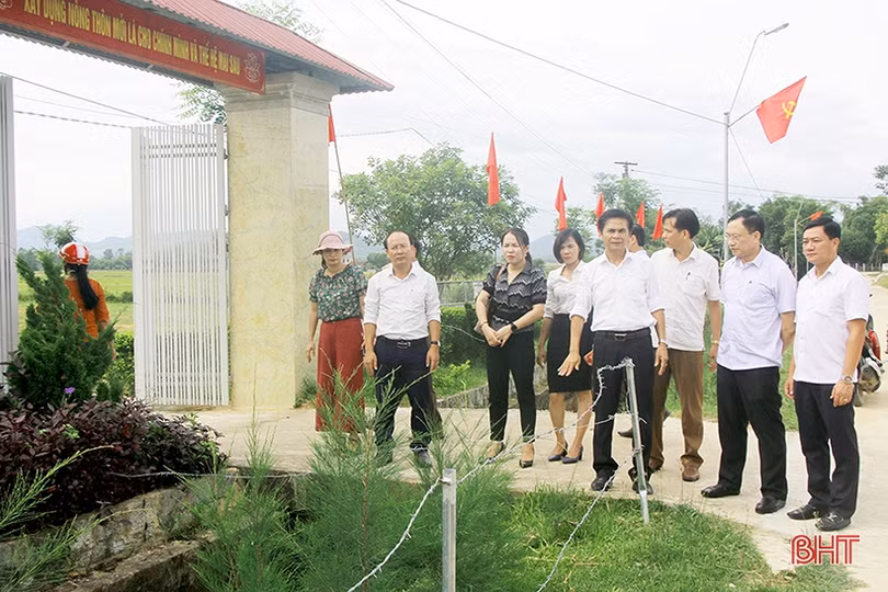 Hà Tĩnh tiếp tục có 10 xã đủ điều kiện đề nghị công nhận đạt chuẩn NTM và NTM nâng cao