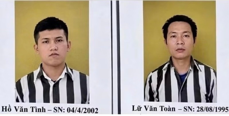 Hồ Văn Tình và Lữ Văn Toàn hiện vẫn đang lẩn trốn.