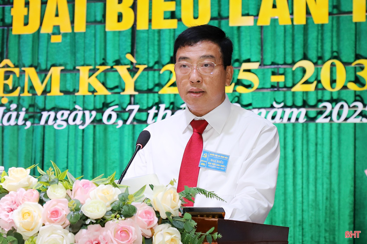 Phó Chủ tịch Thường trực HĐND tỉnh Trần Tú Anh phát biểu chỉ đạo đại hội.