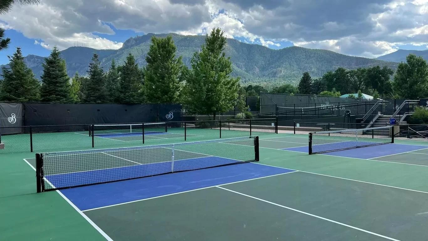 Sân chơi pickleball Broadmoor, Hoa Kỳ. Ảnh: The Broadmoor