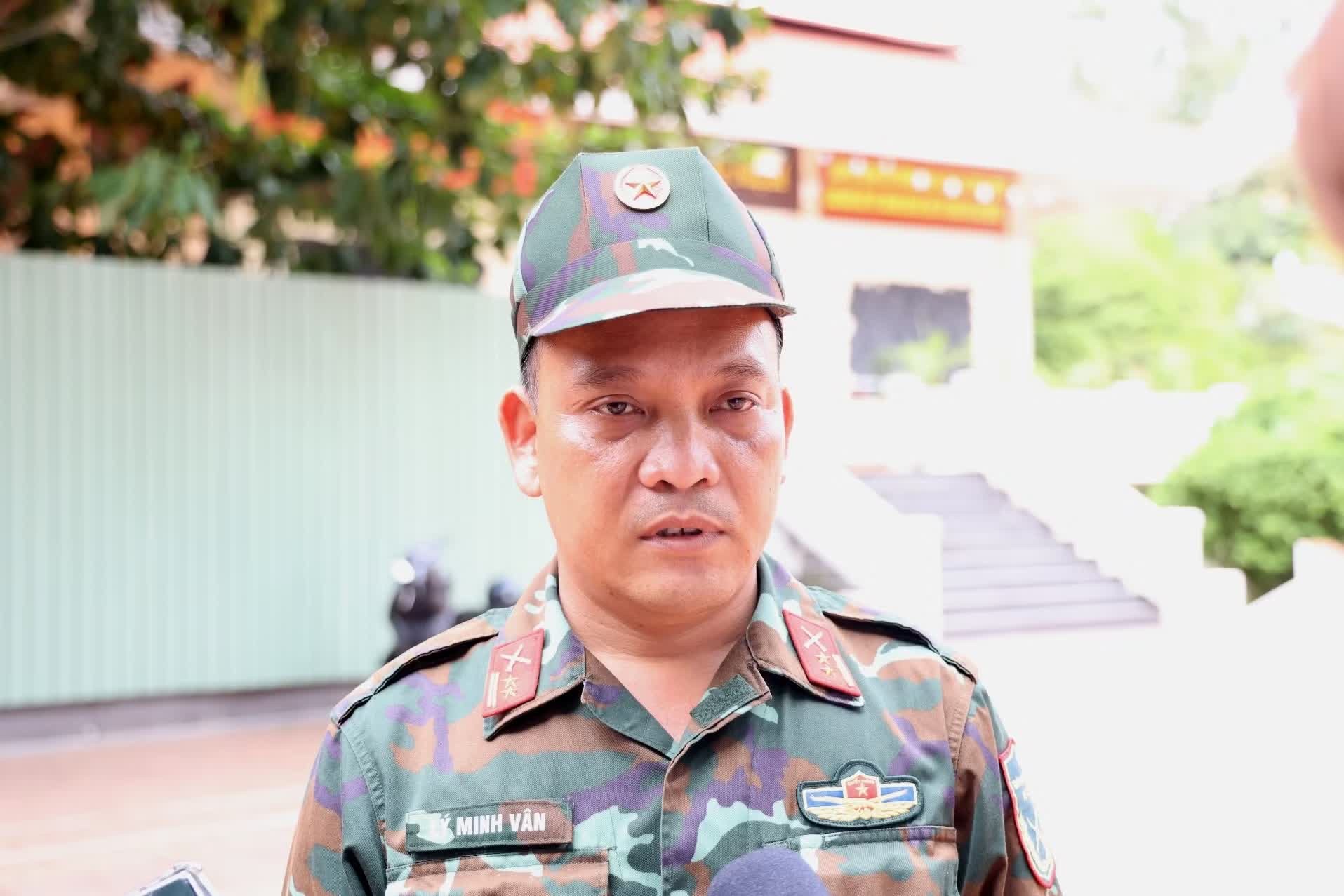 Trung tá Lý Minh Vân, cán bộ Đội K74, chia sẻ về công việc tìm kiếm, quy tập hài cốt liệt sĩ mấy ngày qua.
