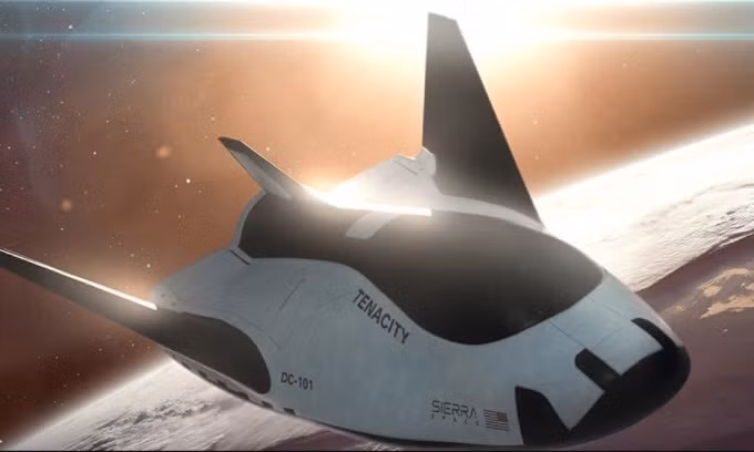 Mô phỏng máy bay vũ trụ Tenacity. Ảnh: Sierra Space