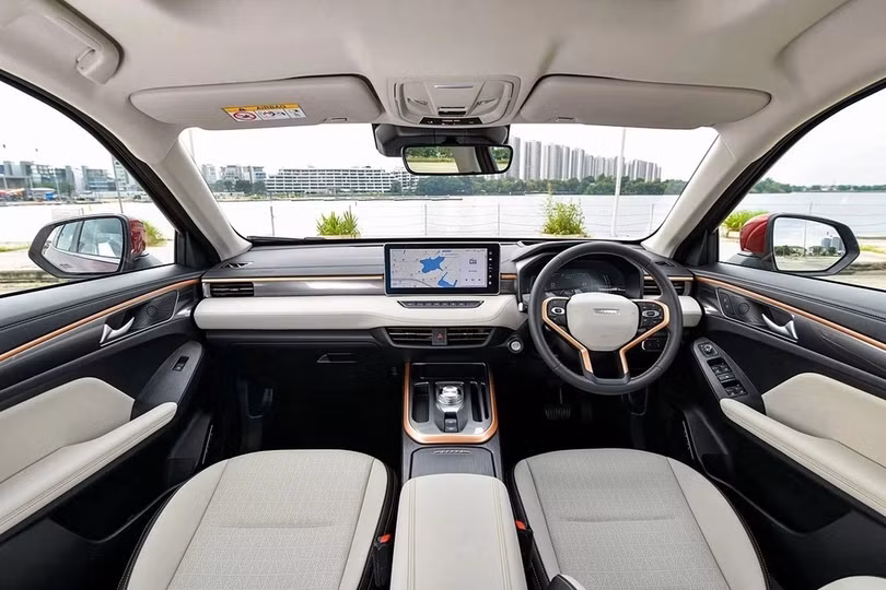 Nội thất của Haval Jolion có thiết kế giống "đàn anh" HEV đã được ra mắt Việt Nam (Ảnh: Motortrivia).