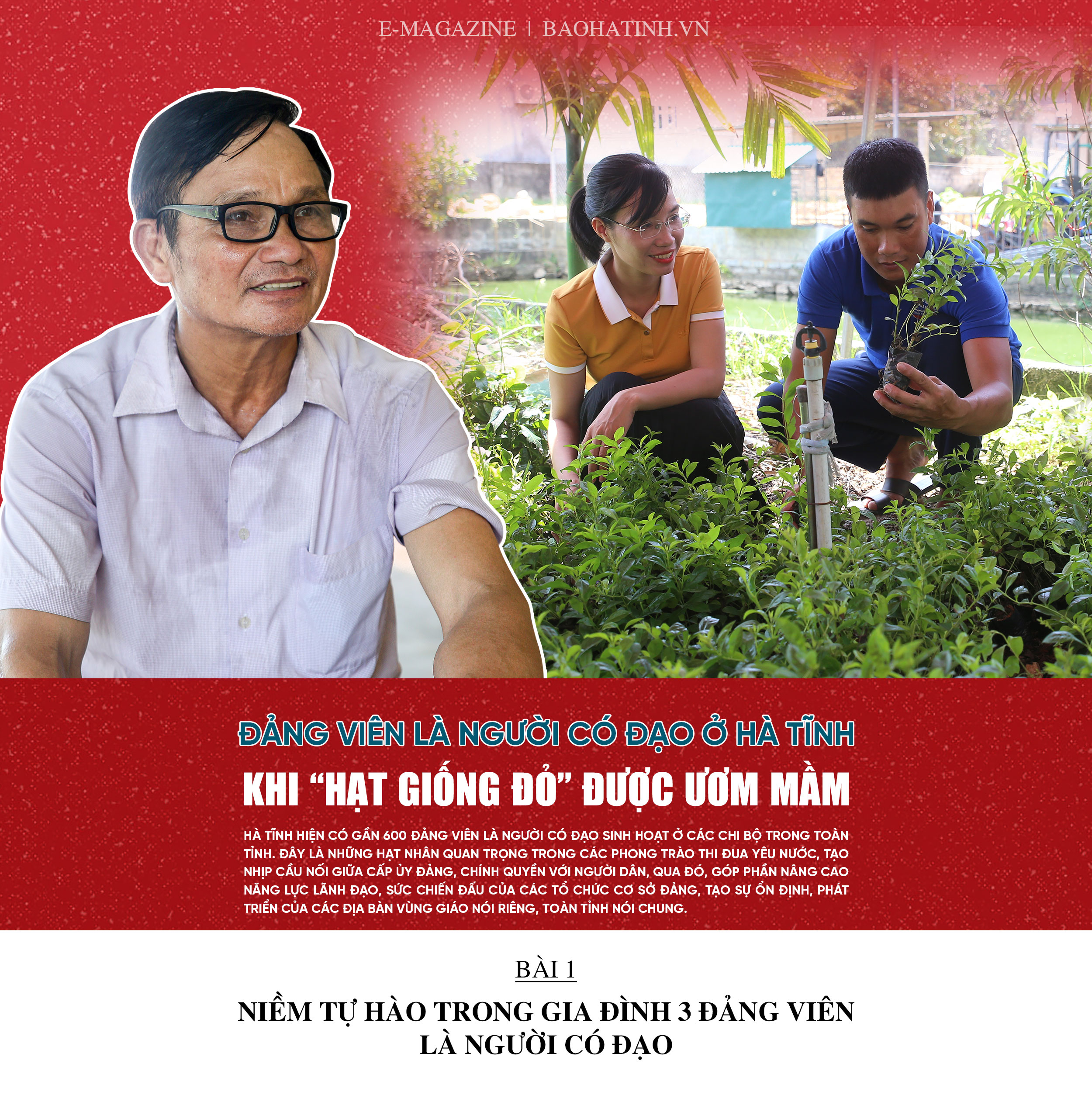 Đảng viên là người có đạo ở Hà Tĩnh - khi “hạt giống đỏ” được ươm mầm (bài 1): Niềm tự hào trong gia đình 3 đảng viên là người có đạo