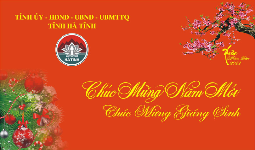 Chủ tịch UBND tỉnh Hà Tĩnh gửi thư chúc mừng Giáng sinh năm 2021