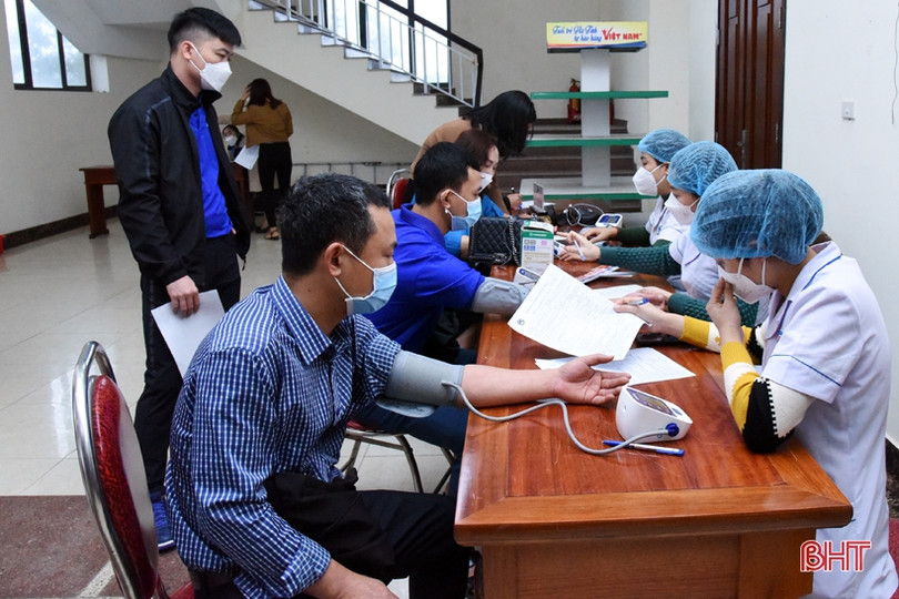 Huyện Kỳ Anh tổ chức hiến máu tình nguyện, thu về 323 đơn vị máu