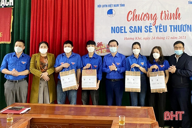 Tuổi trẻ Hà Tĩnh tổ chức chuỗi hoạt động “Noel san sẻ yêu thương”