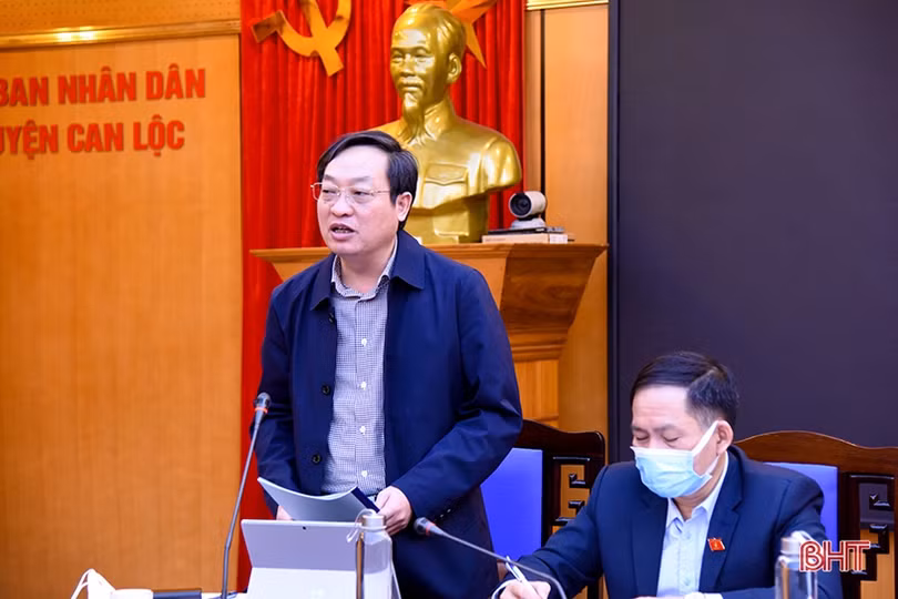 Can Lộc thực hiện sắp xếp đơn vị hành chính cấp xã bài bản, nghiêm túc