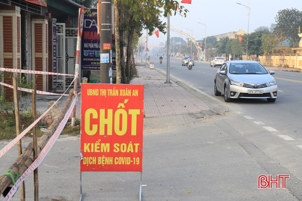 Phát hiện các ca mắc COVID-19, huyện Nghi Xuân phong toả 1 tổ dân phố