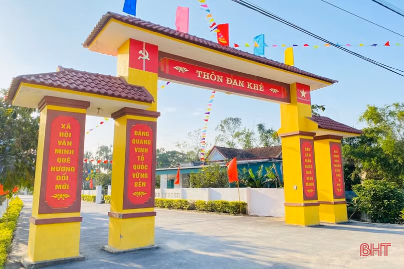 Thạch Hà có 40 khu dân cư NTM kiểu mẫu được công nhận năm 2021