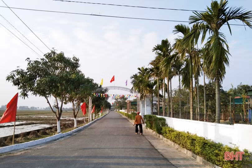 Thạch Hà có 40 khu dân cư NTM kiểu mẫu được công nhận năm 2021