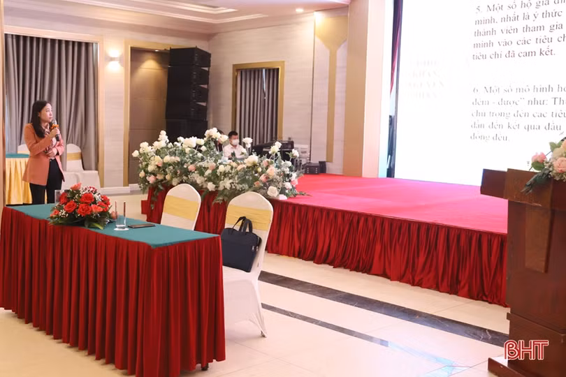 Mô hình “Gia đình nông thôn mới kiểu mẫu” ở Hà Tĩnh góp phần xây dựng nếp sống văn minh