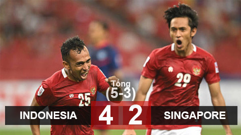 Indonesia vào chung kết trước 8 người của Singapore