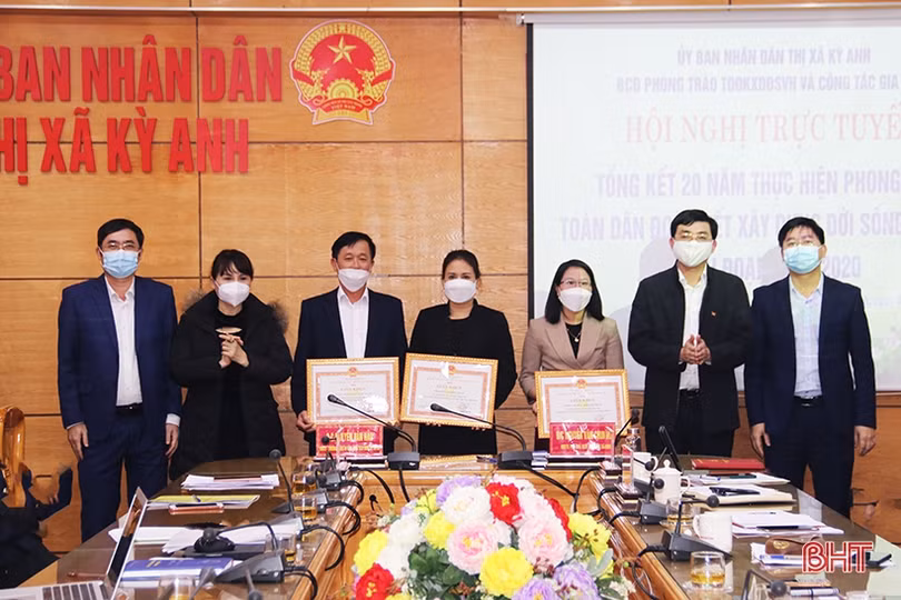 TX Kỳ Anh vinh danh 48 điển hình trong phong trào toàn dân đoàn kết xây dựng đời sống văn hoá