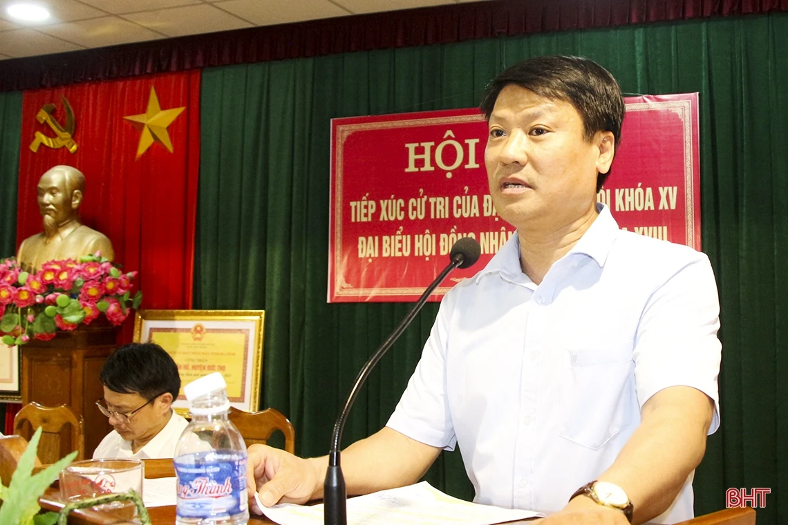 Đức Thọ cần tập trung giải quyết kịp thời các kiến nghị của người dân