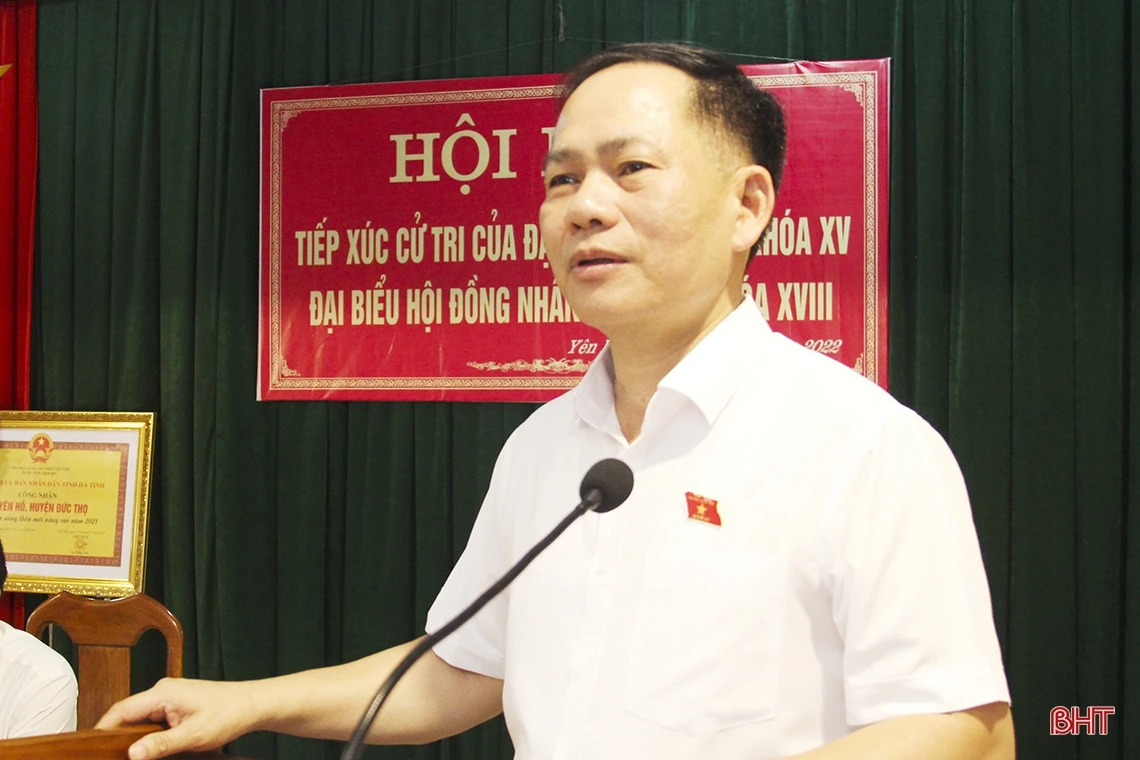 Đức Thọ cần tập trung giải quyết kịp thời các kiến nghị của người dân