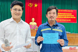 Người dân Tân Phúc Thành vui mừng khi sắp được an cư trên vùng đất mới