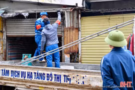 Phường Sông Trí lập lại trật tự mỹ quan đô thị trước tết Nguyên đán