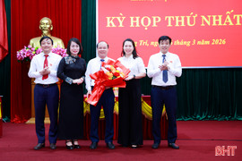 HĐND phường Sông Trí bầu các chức danh chủ chốt tại kỳ họp thứ nhất 