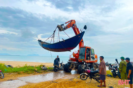 Các địa phương ở Hà Tĩnh "rốt ráo" phòng tránh bão 