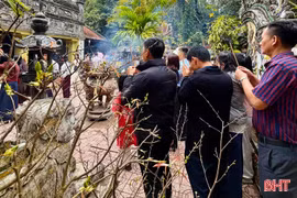 Di tích đền Bà Hải đón gần 4 vạn lượt du khách trong tuần đầu năm mới