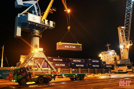 Khai trương tuyến vận tải container Hải Phòng - Vũng Áng- Hải Phòng