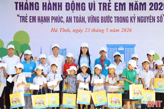 Hà Tĩnh phát động Tháng hành động vì trẻ em năm 2026
