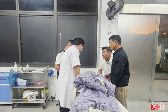 359 trường hợp vào cơ sở y tế Hà Tĩnh thăm khám, điều trị do tai nạn giao thông