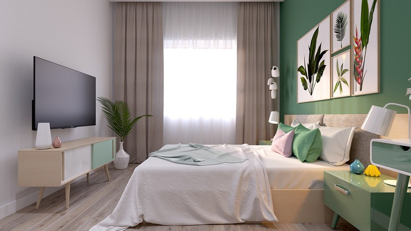 ghé thăm căn hộ màu sắc ngọt ngào của đôi vợ chồng trẻ hình 5 Ghé thăm căn hộ màu sắc ngọt ngào của đôi vợ chồng trẻ