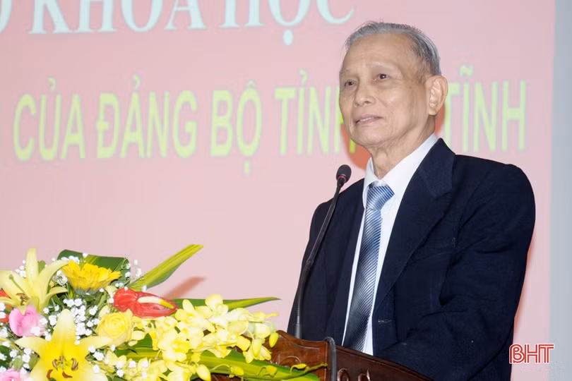 Hội thảo khoa học “90 năm lịch sử vẻ vang của Đảng bộ tỉnh Hà Tĩnh”