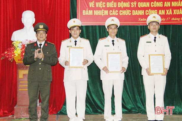 Hết quý 1 năm 2020, công an chính quy sẽ phủ kín 100% xã trên địa bàn Nghi Xuân