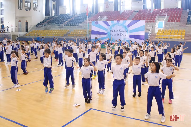 Vui khỏe ngày hội thể thao Trường Albert Einstein