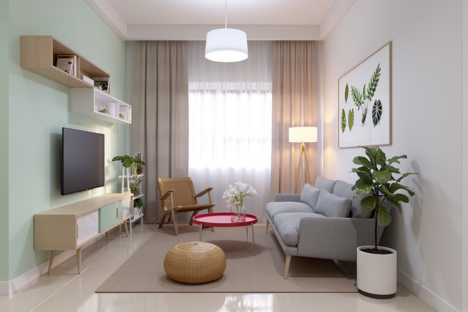ghé thăm căn hộ màu sắc ngọt ngào của đôi vợ chồng trẻ hình 1 Ghé thăm căn hộ màu sắc ngọt ngào của đôi vợ chồng trẻ