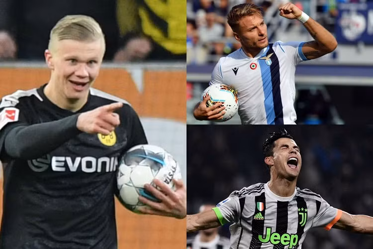 Cuộc đua “Chiếc giày vàng” châu Âu 2019/2020: Haaland qua mặt Ronaldo