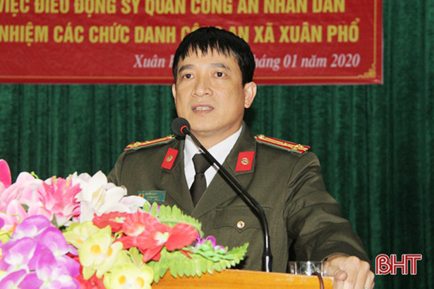 Hết quý 1 năm 2020, công an chính quy sẽ phủ kín 100% xã trên địa bàn Nghi Xuân