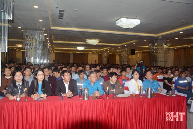 Công đoàn các Khu kinh tế Hà Tĩnh tổ chức “Tết sum vầy” cho công nhân