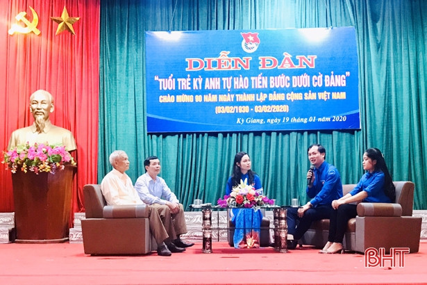 Tuổi trẻ huyện Kỳ Anh giữ vững niềm tin sắt son với Đảng