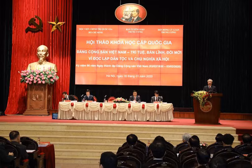 “Đảng Cộng sản Việt Nam - Trí tuệ, bản lĩnh, đổi mới vì độc lập dân tộc và chủ nghĩa xã hội”