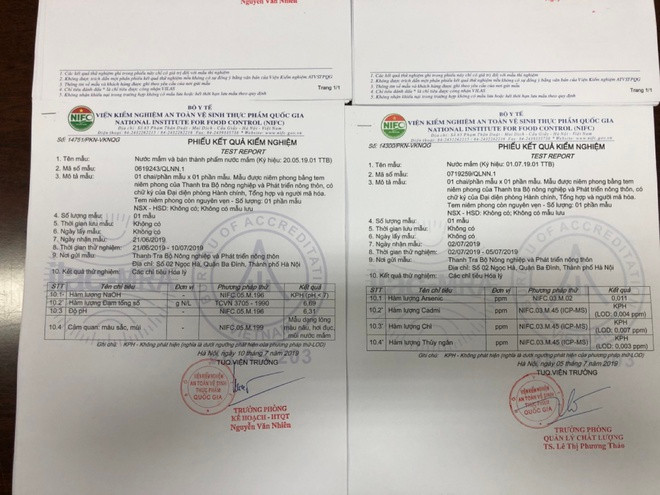 Công bố tên các công ty dùng chất tẩy rửa bồn vệ sinh làm nước mắm