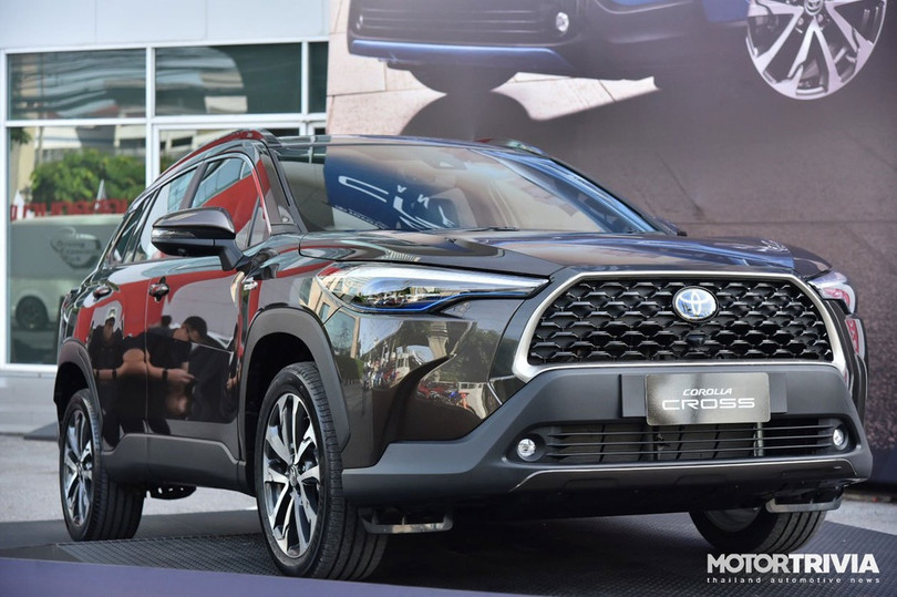 Ảnh thực tế Toyota Corolla Cross vừa ra mắt tại Thái Lan ảnh 1 Ảnh thực tế Toyota Corolla Cross vừa ra mắt tại Thái Lan